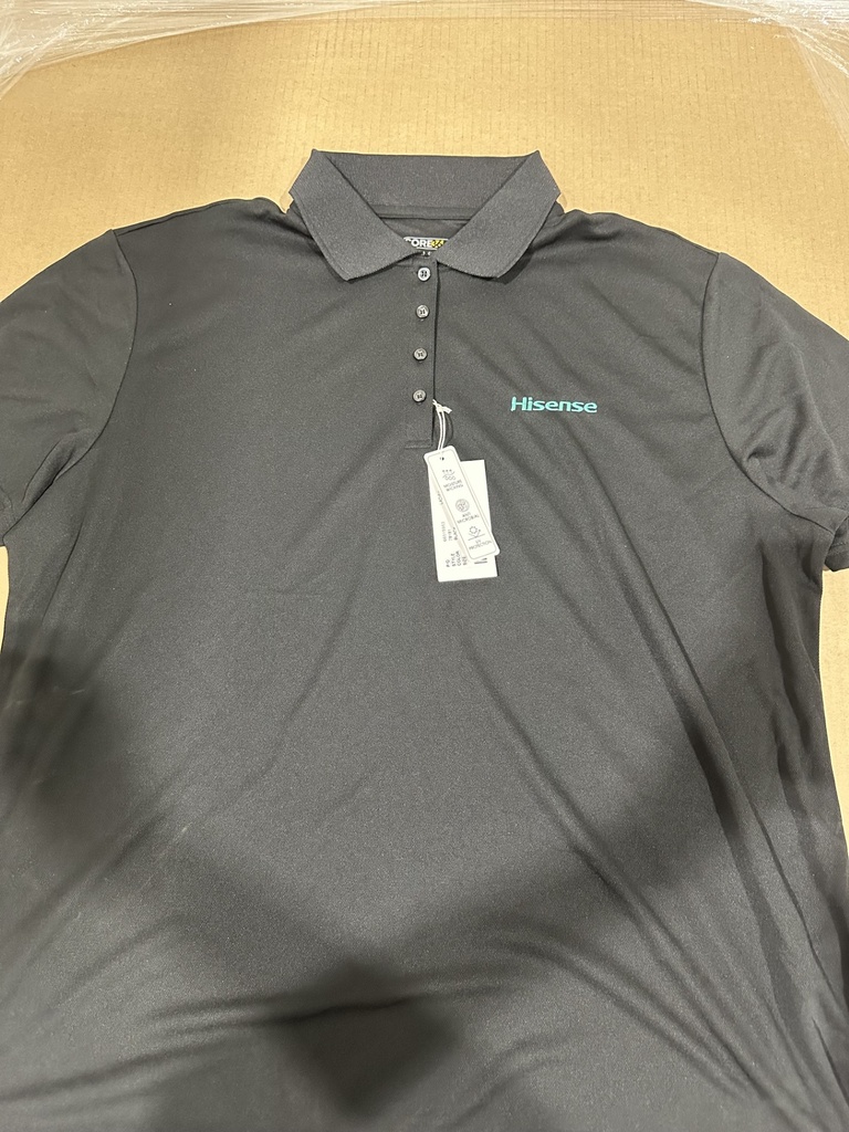 Women's Black Polo (Core 365) SM