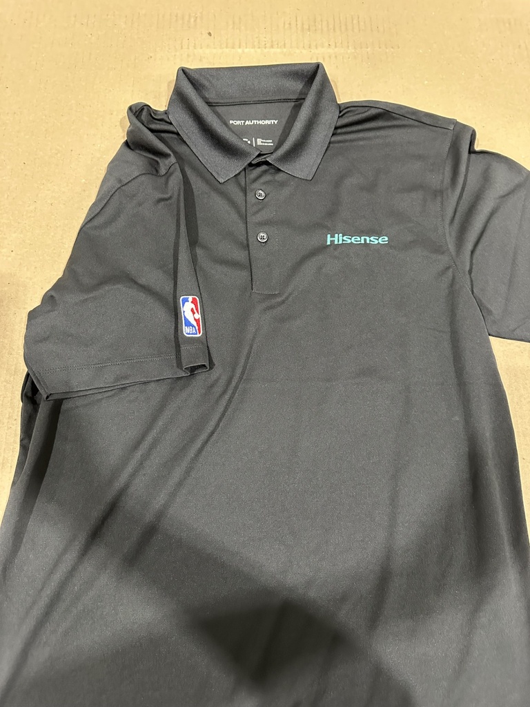 Men's NBA Black Polo (LG Port Authority)