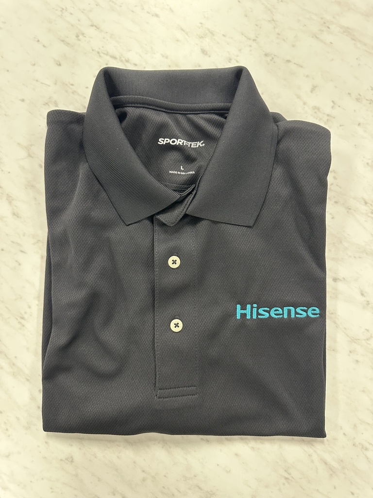Women's Black Hisense-Branded TRIMARK Polo (X-Large)
