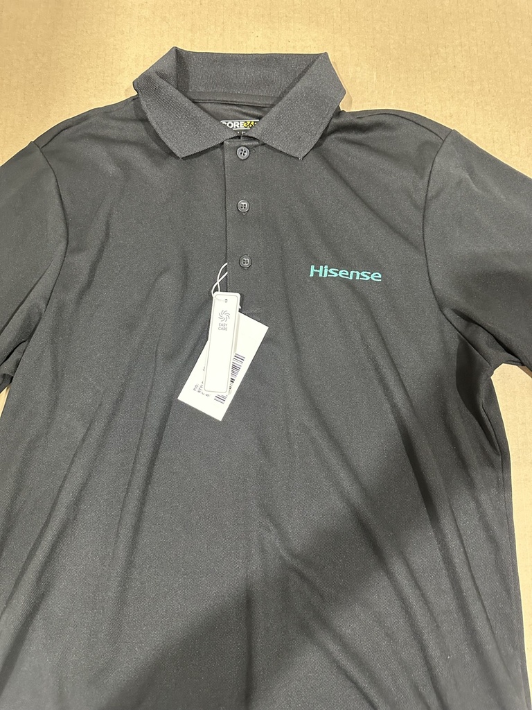 Men's Black NBA Polo (Core 365) XL