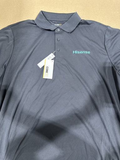 Men's Gray Polo (Core 365) 2XL