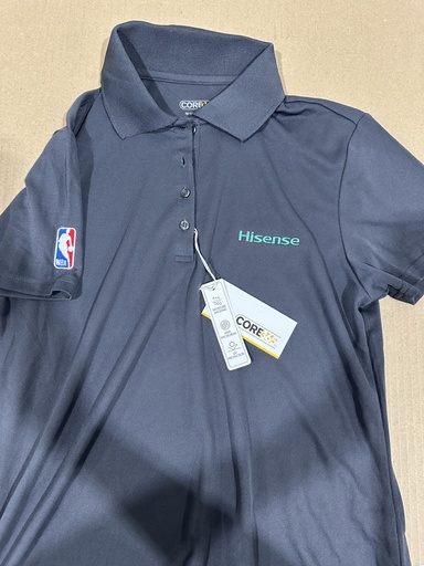 Women's Gray NBA Polo (Core 365) 2XL