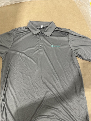 Men's Gray Polo (Team 365) 3XL