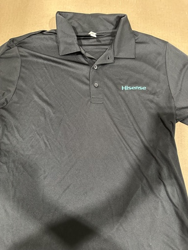 Men's Black Polo (Team 365) XL