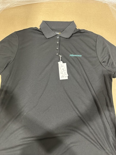 Women's Black Polo (Core 365) XS