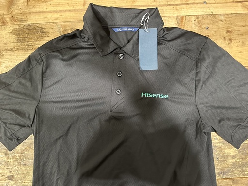 Men's Black NBA Polo (Cutter and Buck) LG